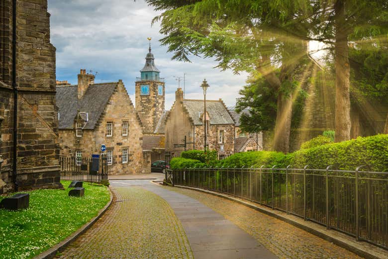 Passeando pelo centro histórico de Stirling