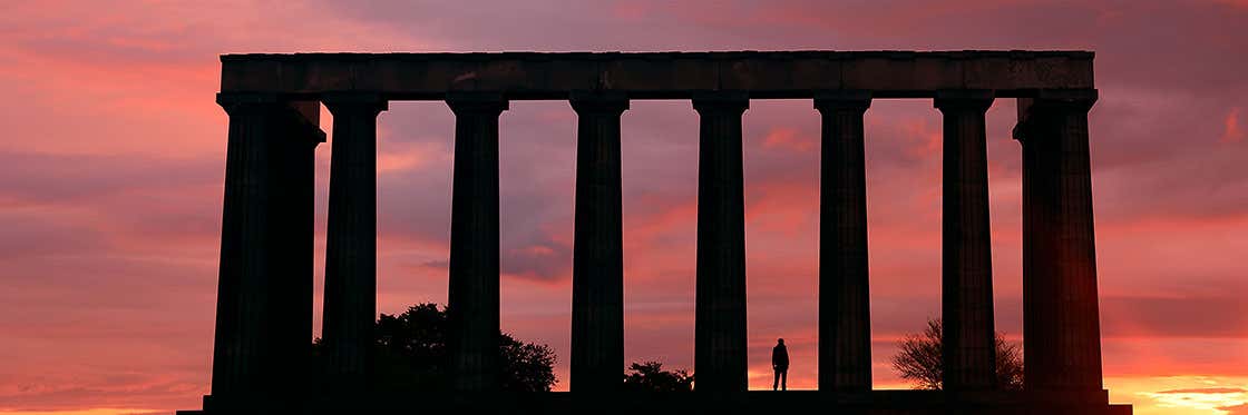 Edimburgo, de Calton Hill, de Uma viagem pela Grã-Bretanha empreendida  entre os anos de 1814 e 1825, publicada em 1829