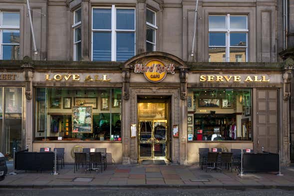 Hard Rock Cafe Edimburgo sem filas